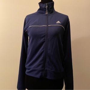 Vintage look zipper jacket sweater